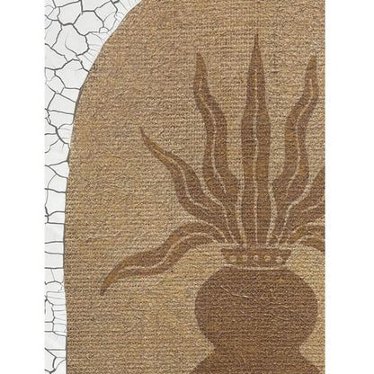 Avada b Arch Framed Art - Chocolate Burl