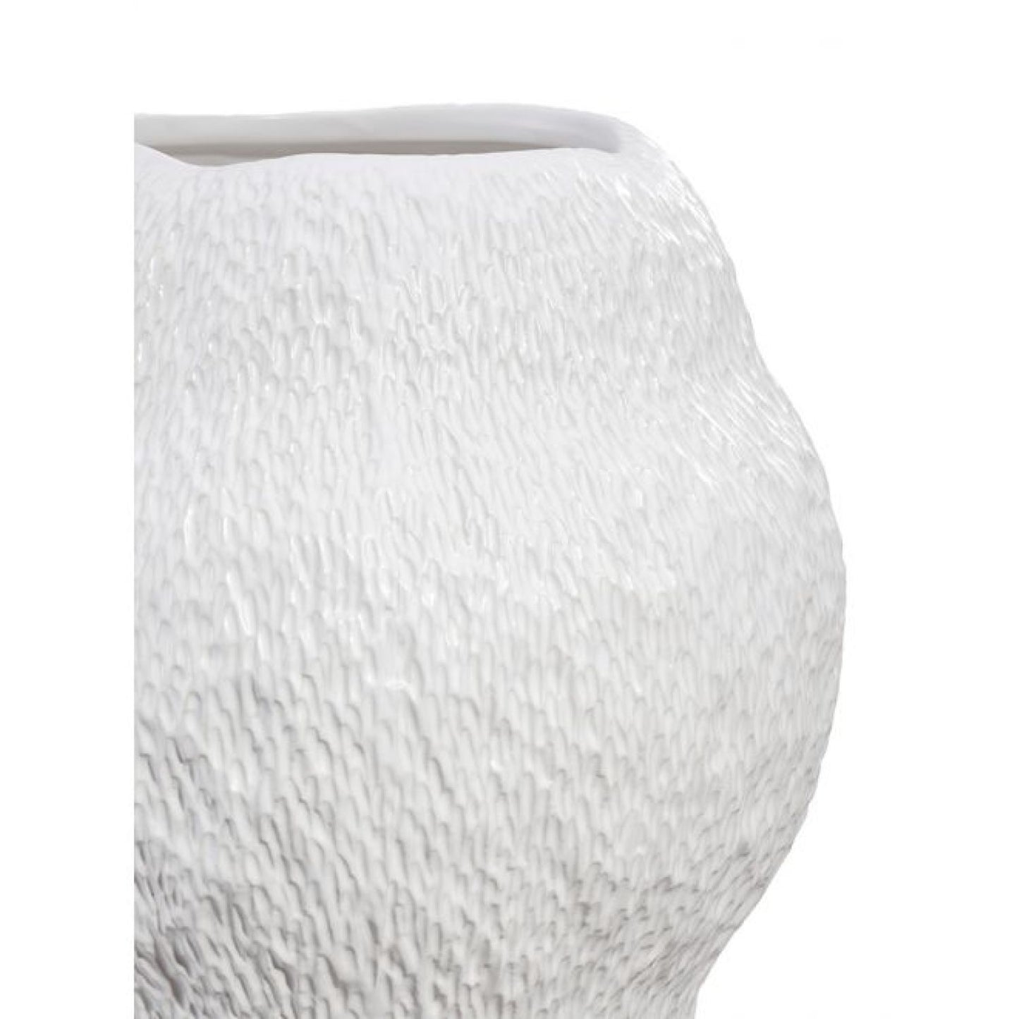Clara Ceramic Vase - White