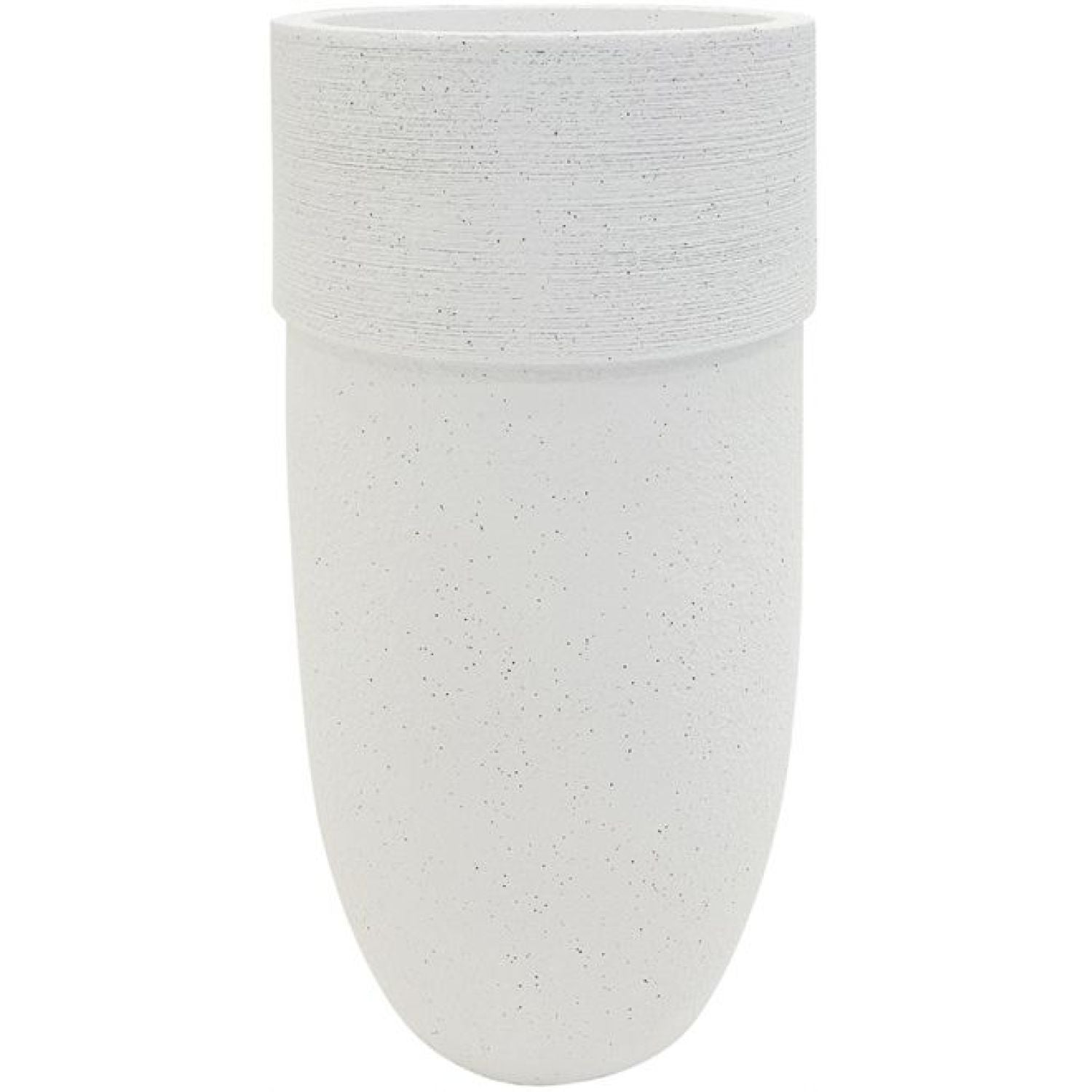 Boston Mgo Planter - Textured White