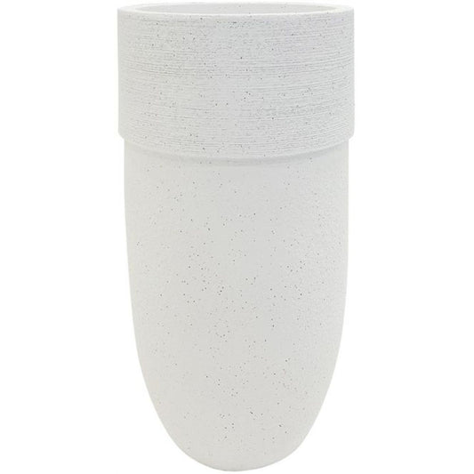 Boston Mgo Planter - Textured White