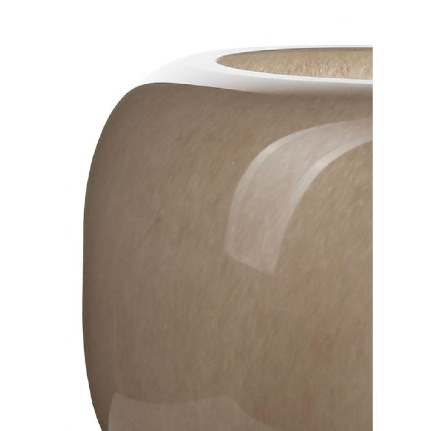 Remi Glass Vase - Mocha