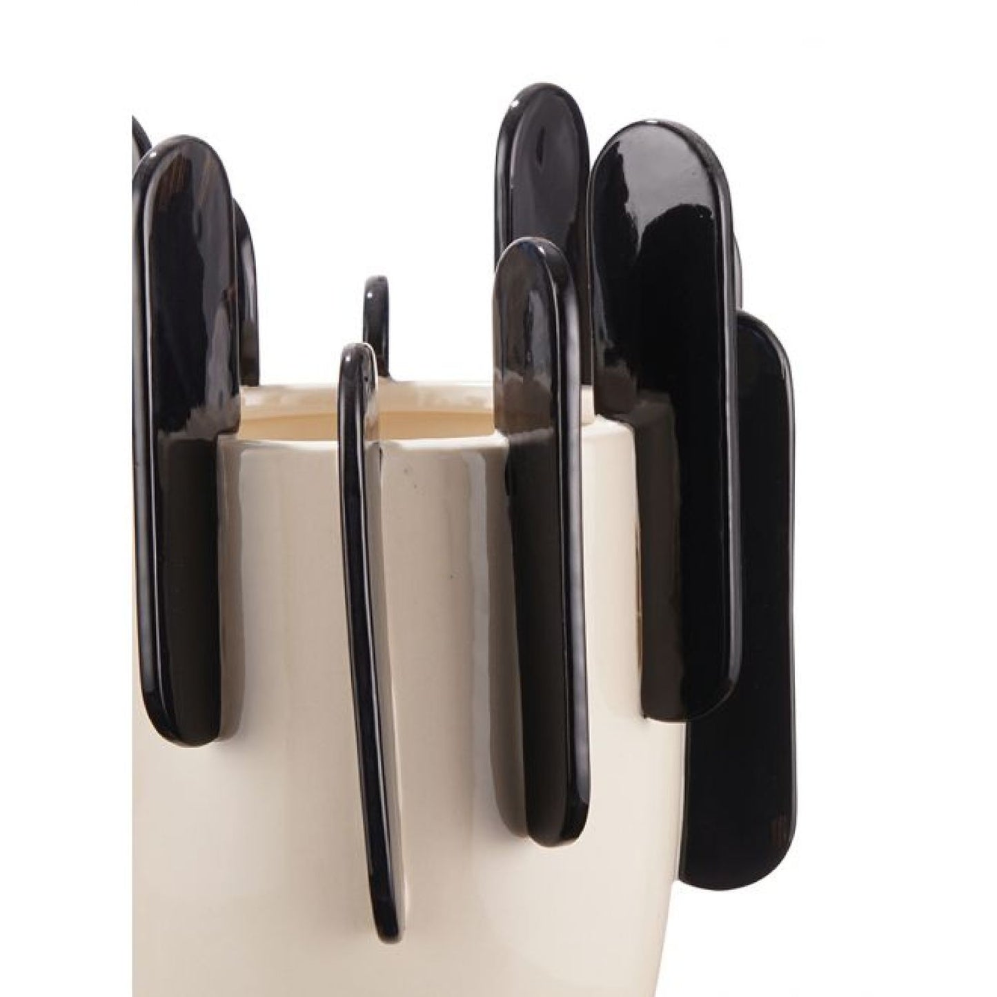 Siena Ceramic Vase - Black &amp; White