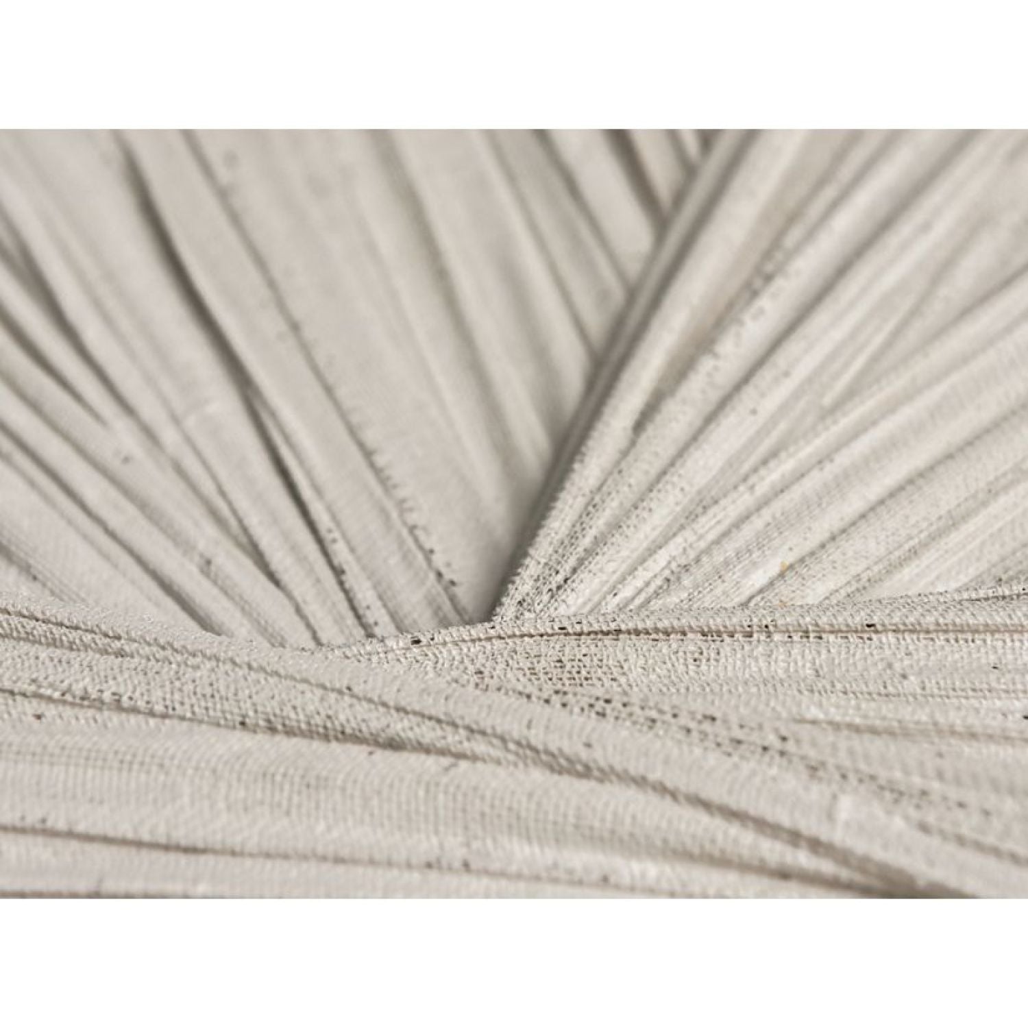 Taupe Textile Framed Art - White Frame