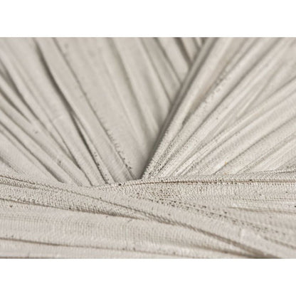 Taupe Textile Framed Art - White Frame