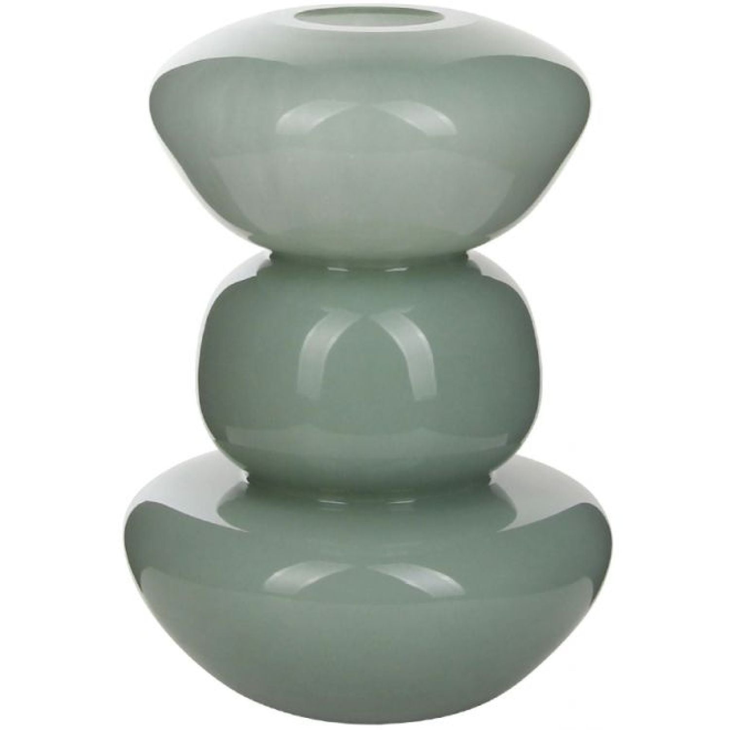 Pebble Glass Vase - Dusty Sage