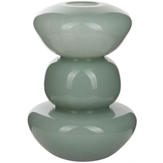 Pebble Glass Vase - Dusty Sage