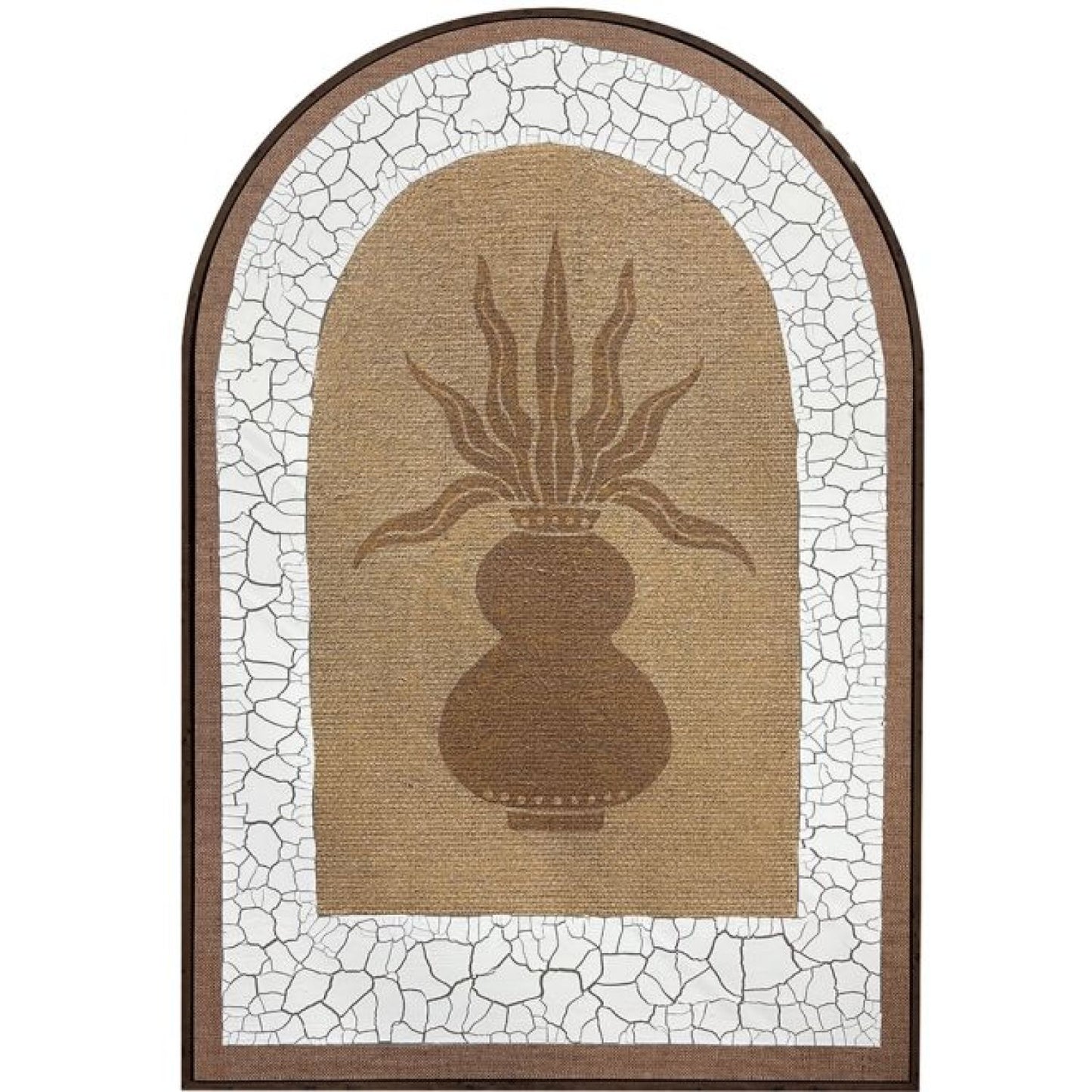 Avada b Arch Framed Art - Chocolate Burl