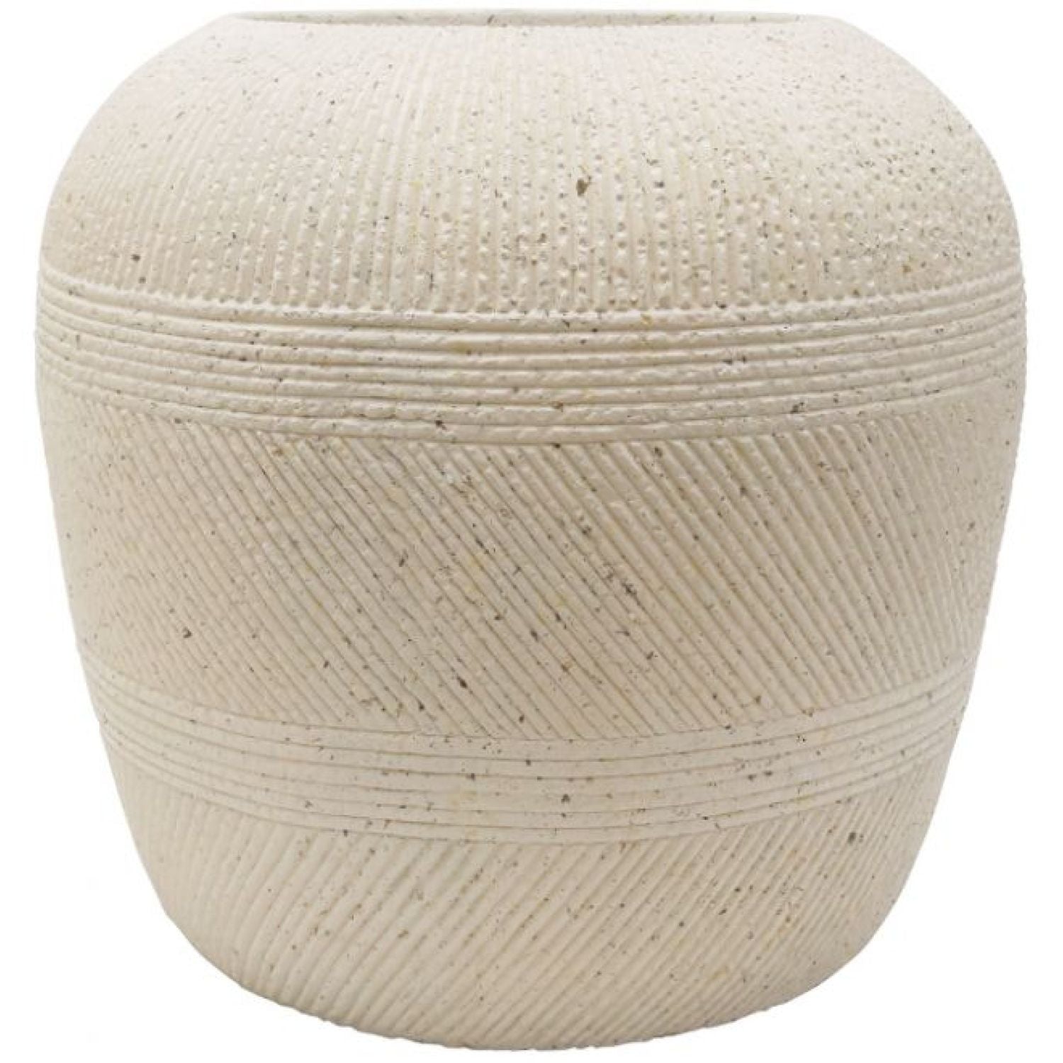 Azure Mgo Planter - Chalk