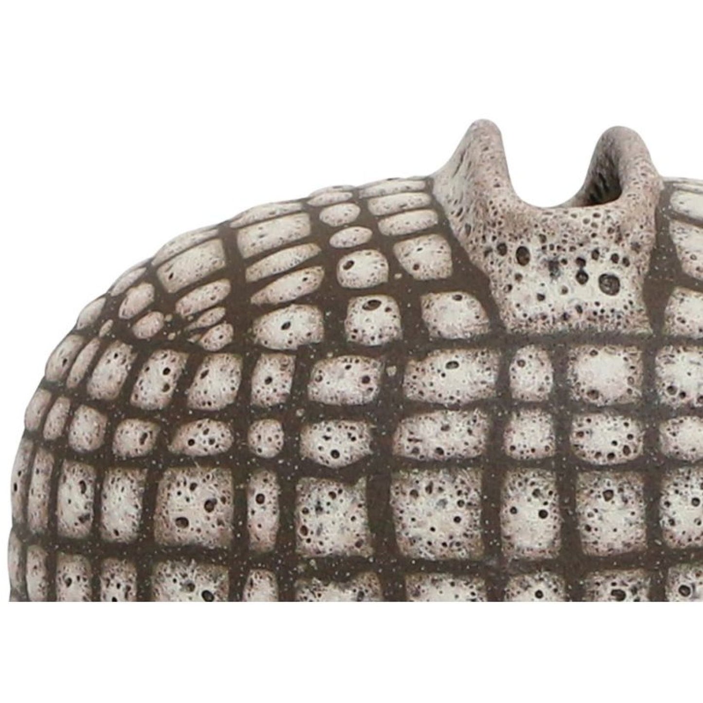 Checkers Ceramic Vase - Chocolate/cream