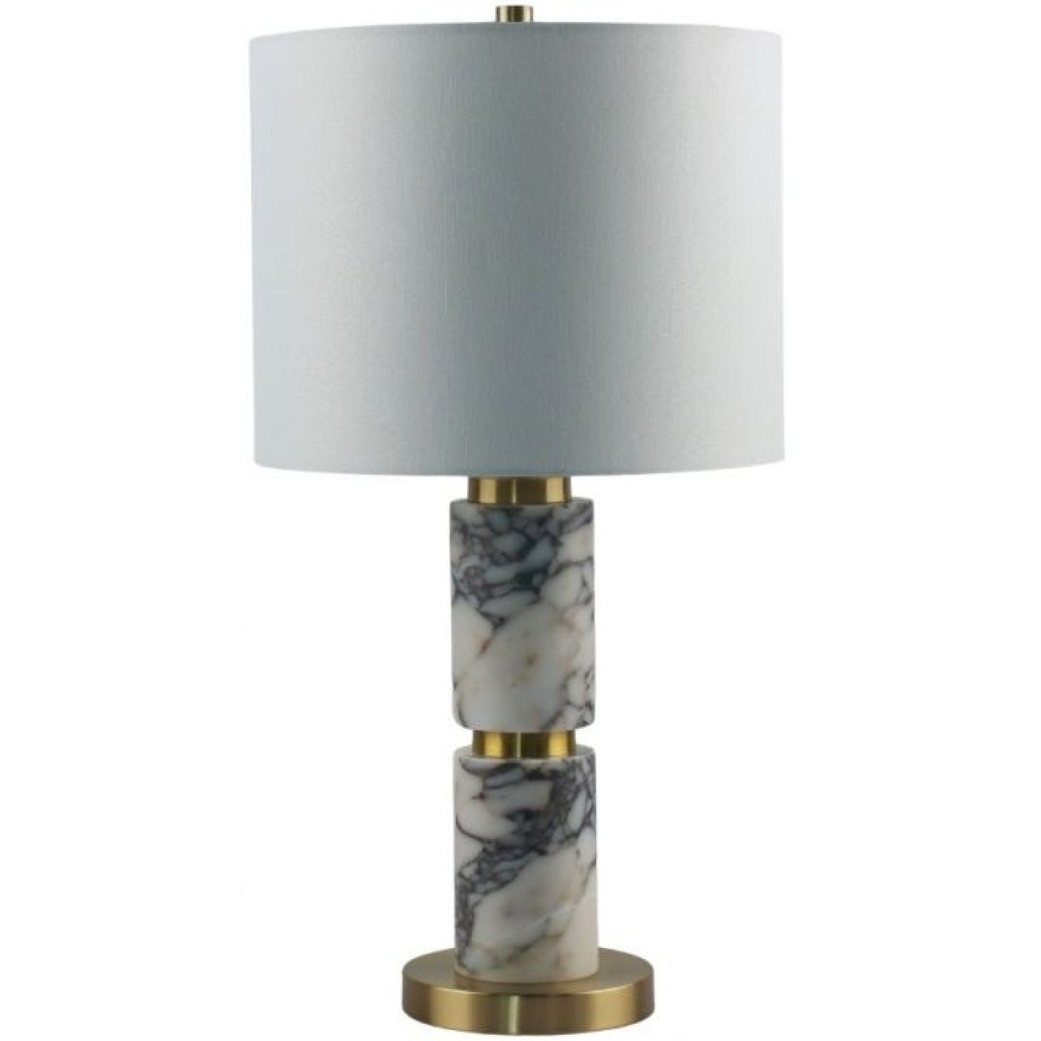 Maco Table Lamp - Bulgari Marble &amp; Brushed br