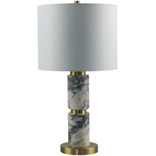 Maco Table Lamp - Bulgari Marble &amp; Brushed br