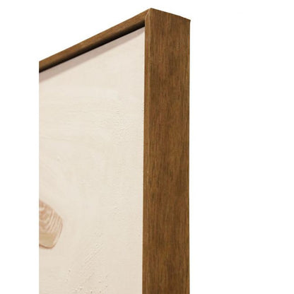 Marbella a Framed Canvas - Oak Look