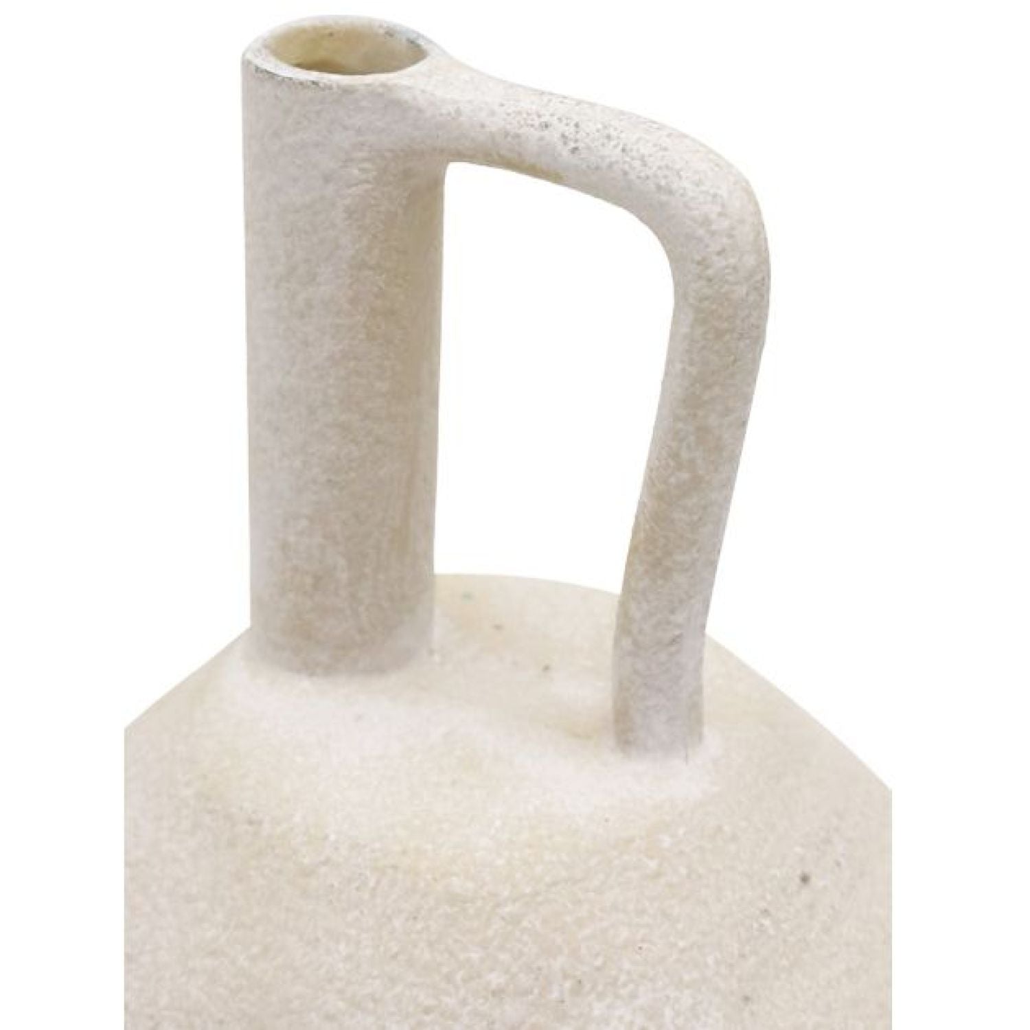 Stevie Resin Vase - Textured White