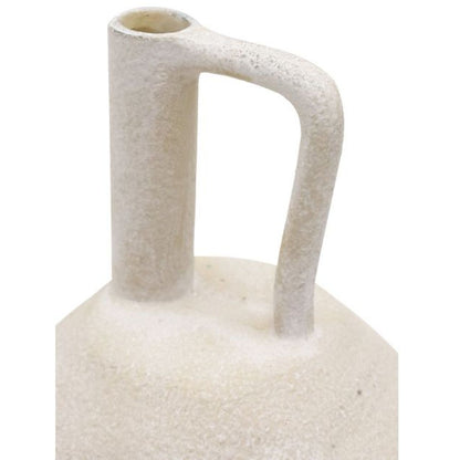 Stevie Resin Vase - Textured White