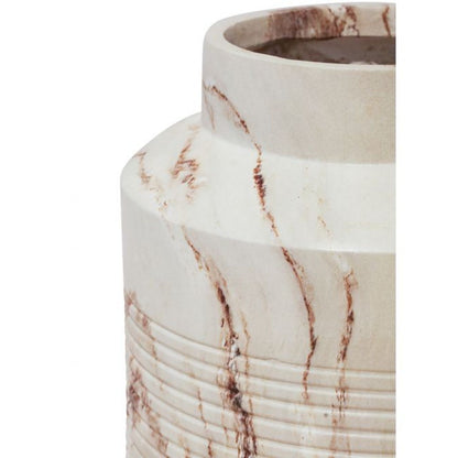 Elyce Mgo Planter - Burgundy Vein Marble