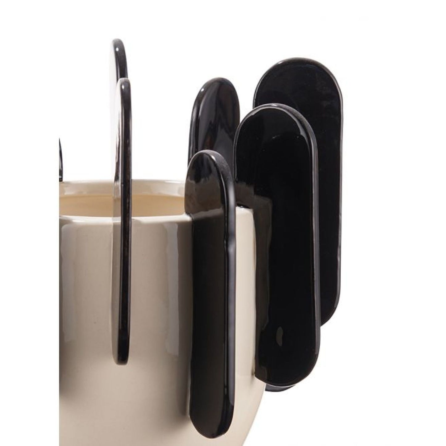 Siena Ceramic Vase - Black &amp; White