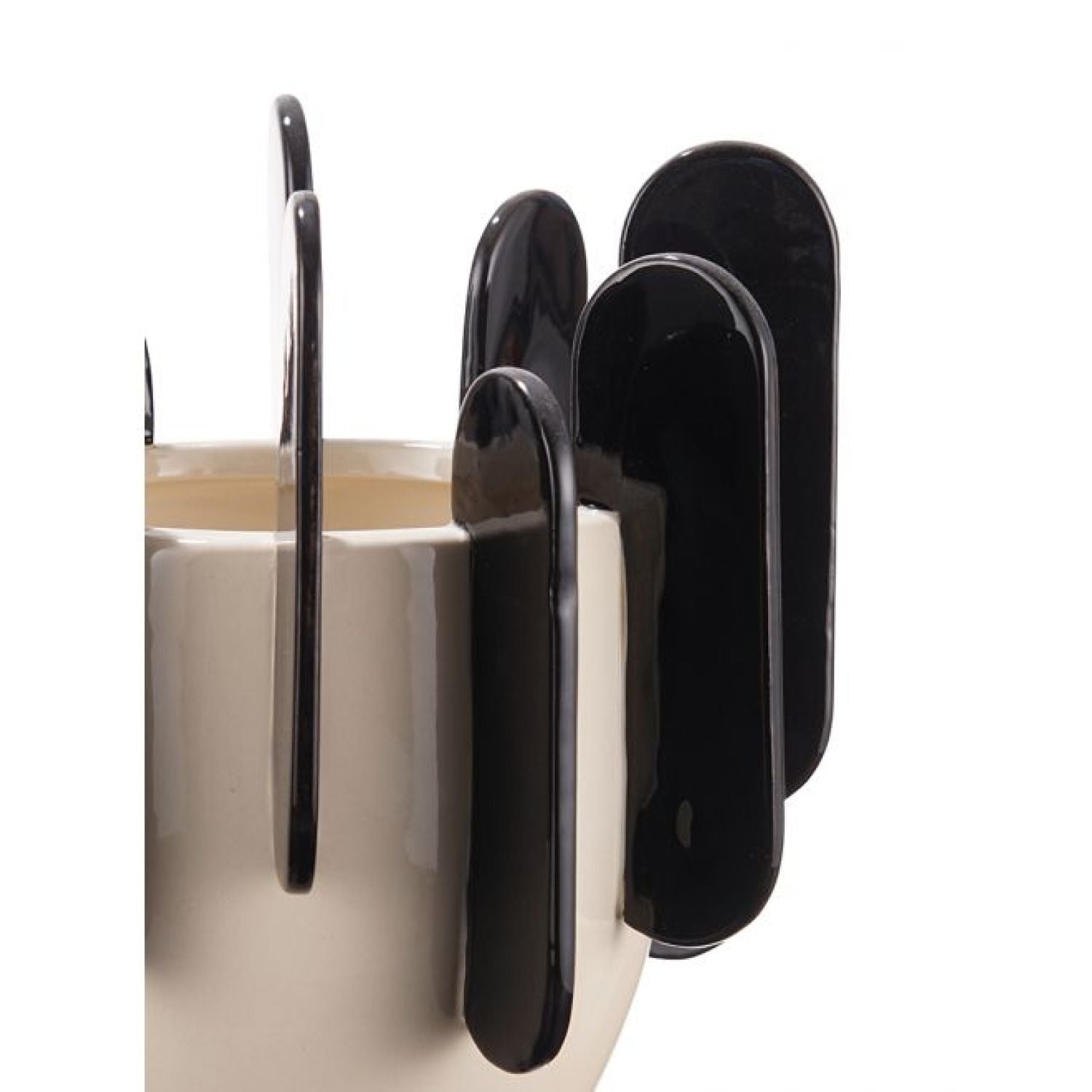 Siena Ceramic Vase - Black &amp; White