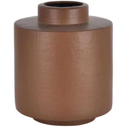 Hinata Ceramic Vase - Tabacco