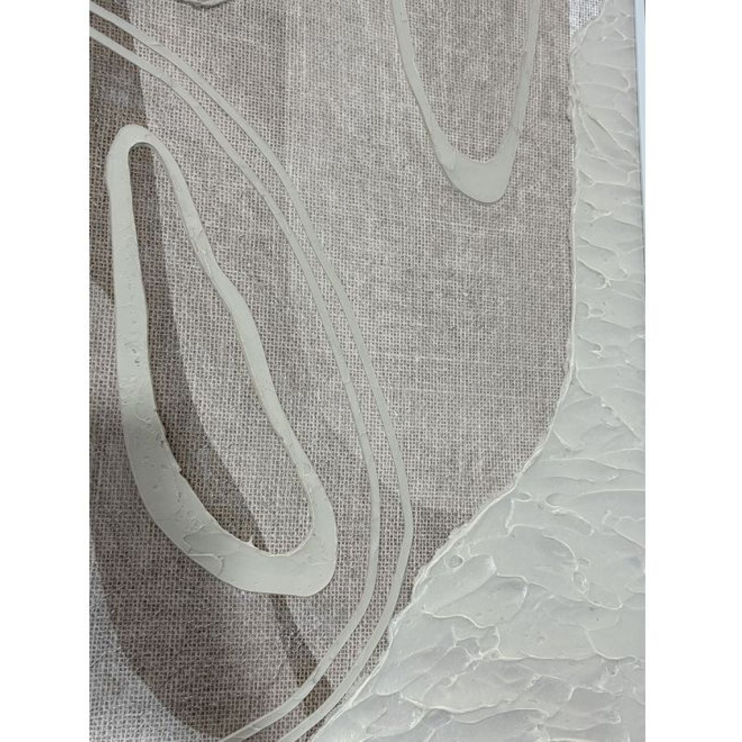 Loki a Arch Framed Canvas - White