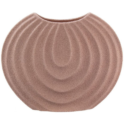 Zinnia Ceramic Vase - Mocha
