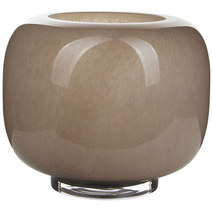 Remi Glass Vase - Mocha