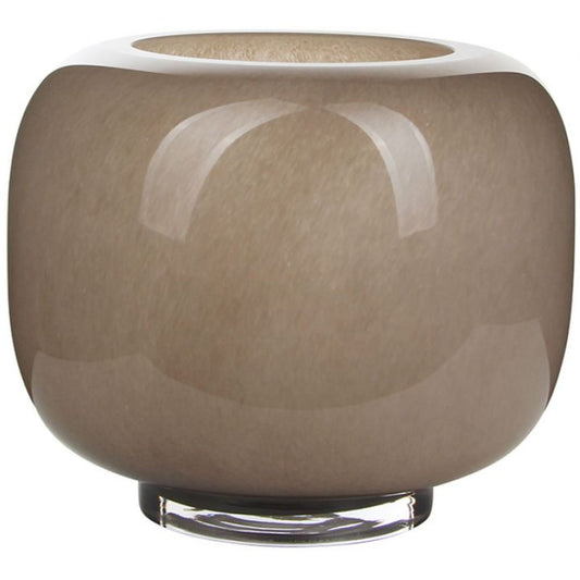 Remi Glass Vase - Mocha