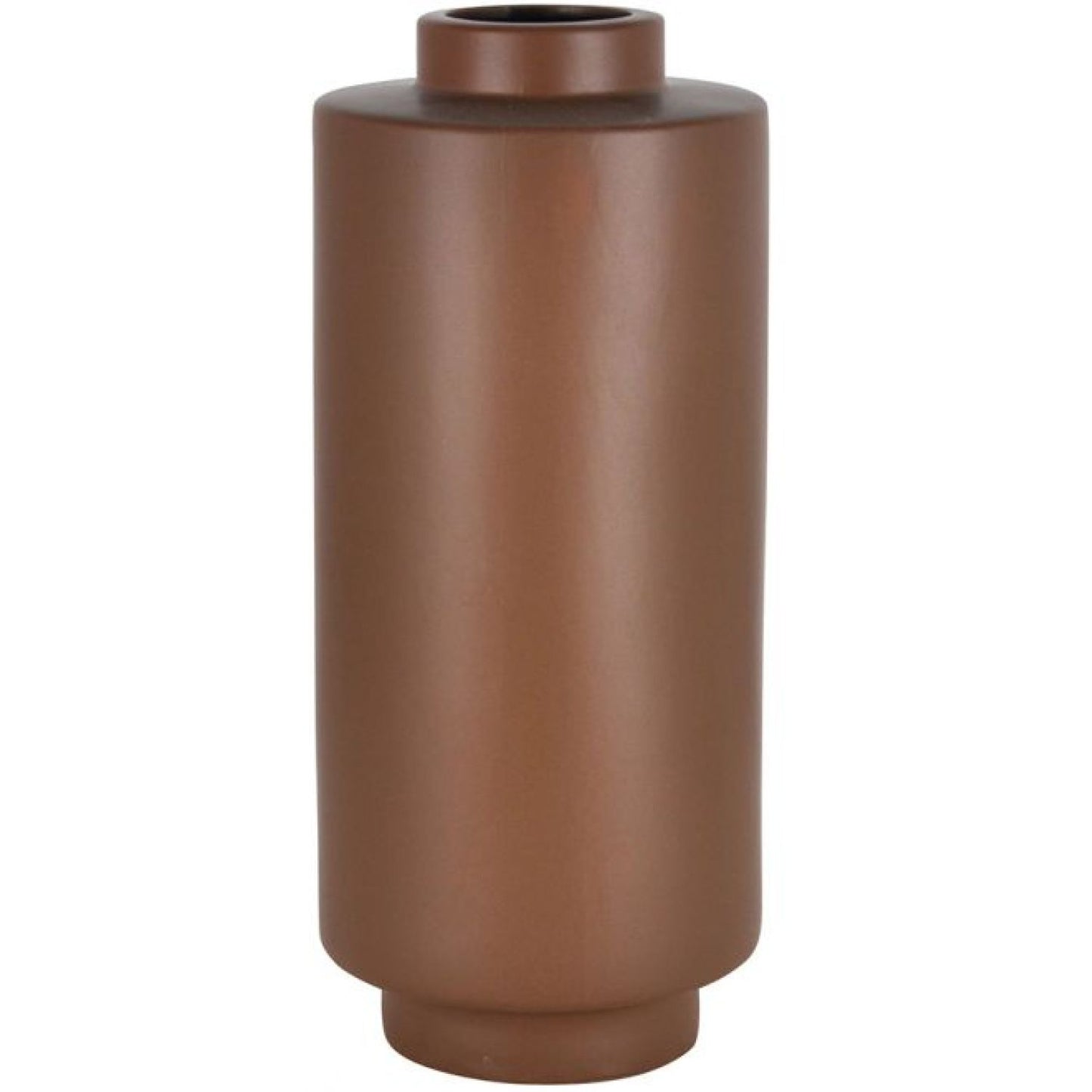 Hinata Ceramic Vase - Tabacco