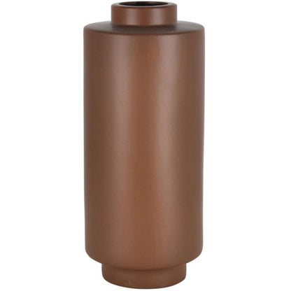 Hinata Ceramic Vase - Tabacco