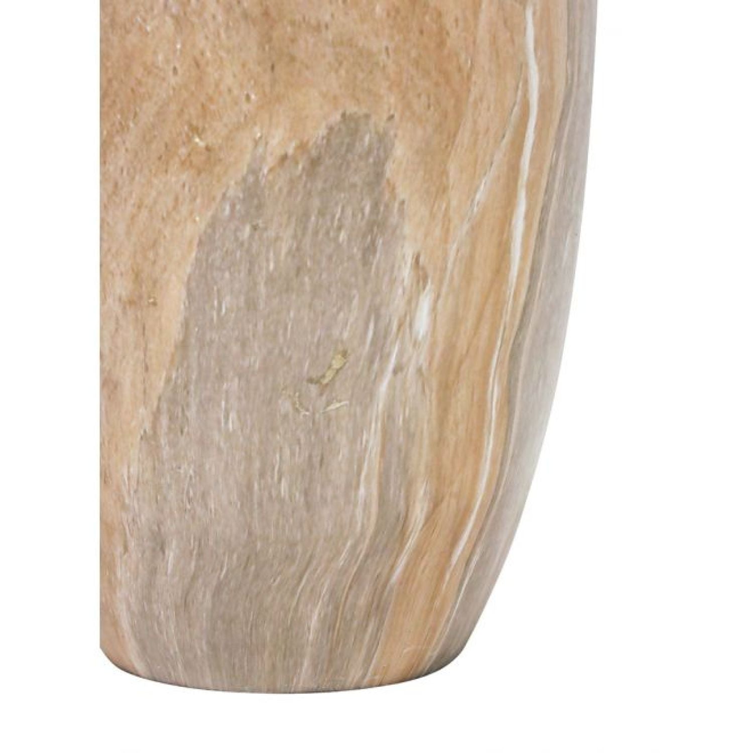 Zaza Mgo Vase - Natural Stone