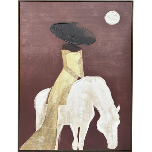 Easy Rider a Framed Art - Walnut Look