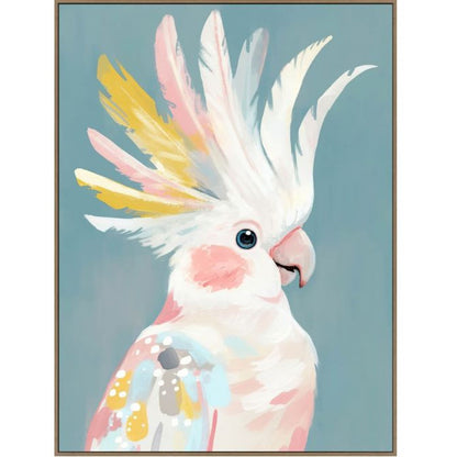 Queenie Framed Canvas - Oak