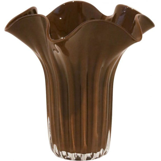 Millicent Glass Bowl - Chocolate