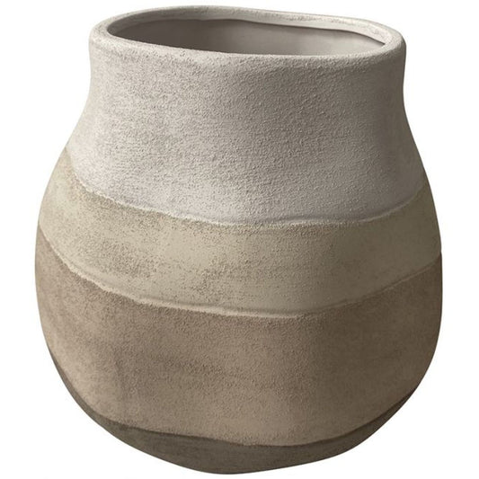 Sahara Stoneware Vase - Earth Tones