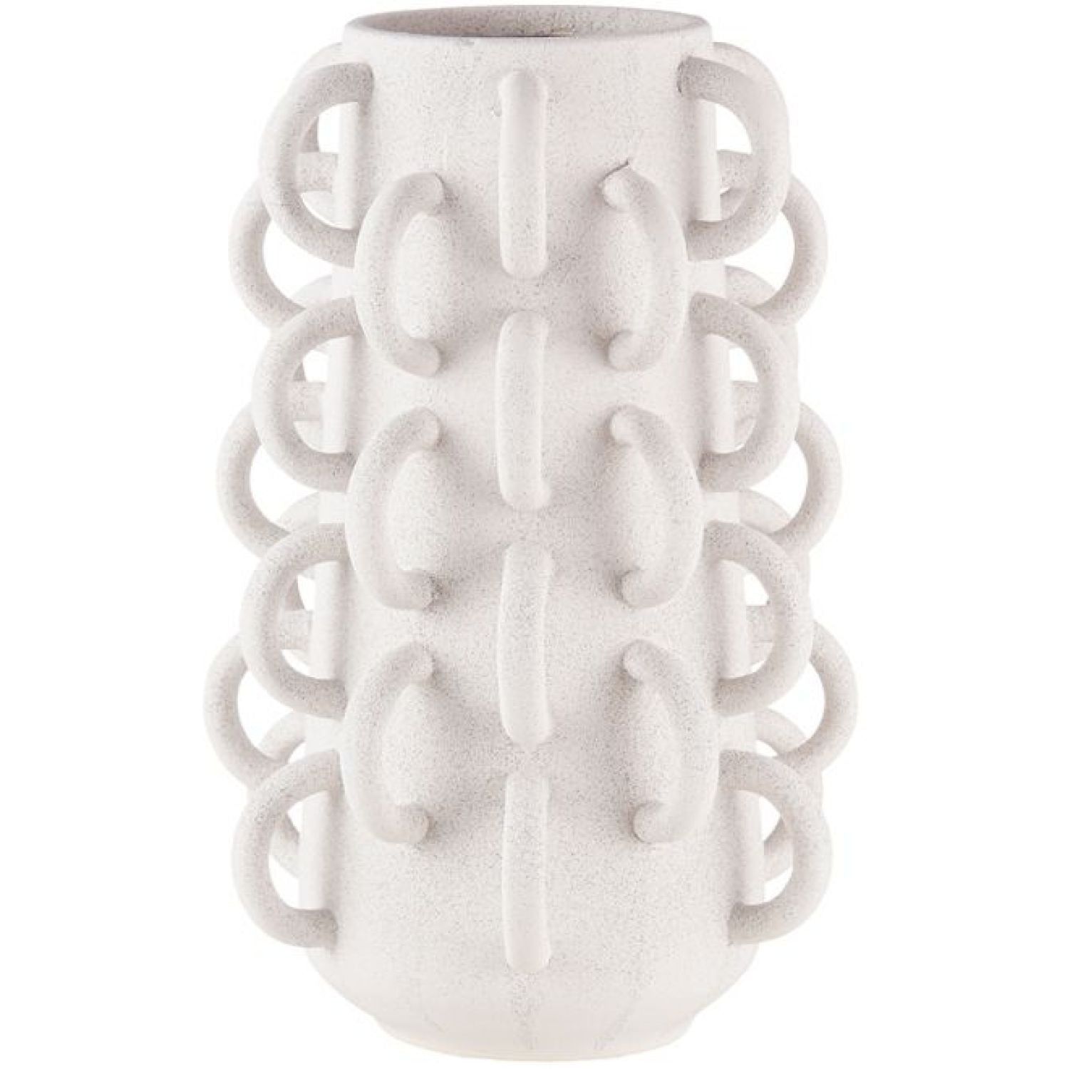 Sonni Ceramic Vase - White