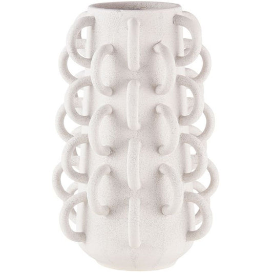 Sonni Ceramic Vase - White