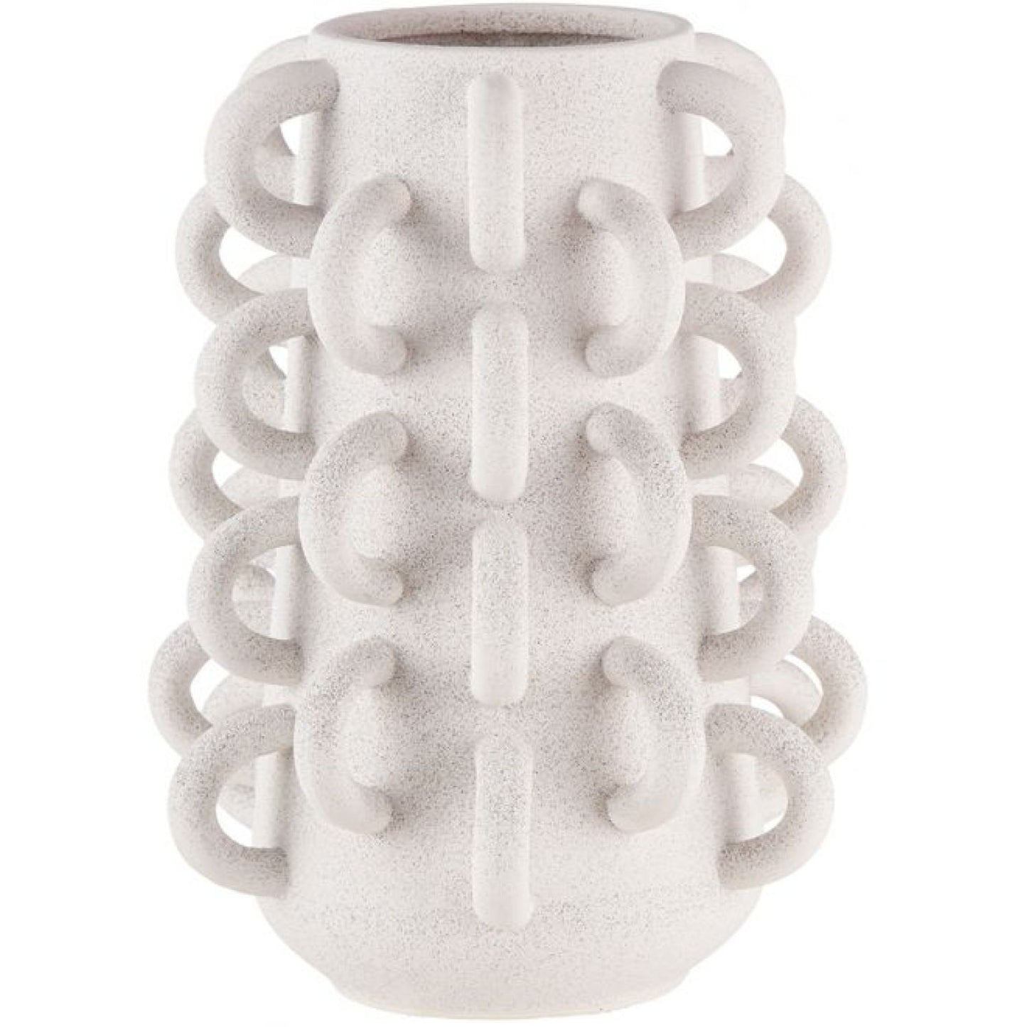 Sonni Ceramic Vase - White