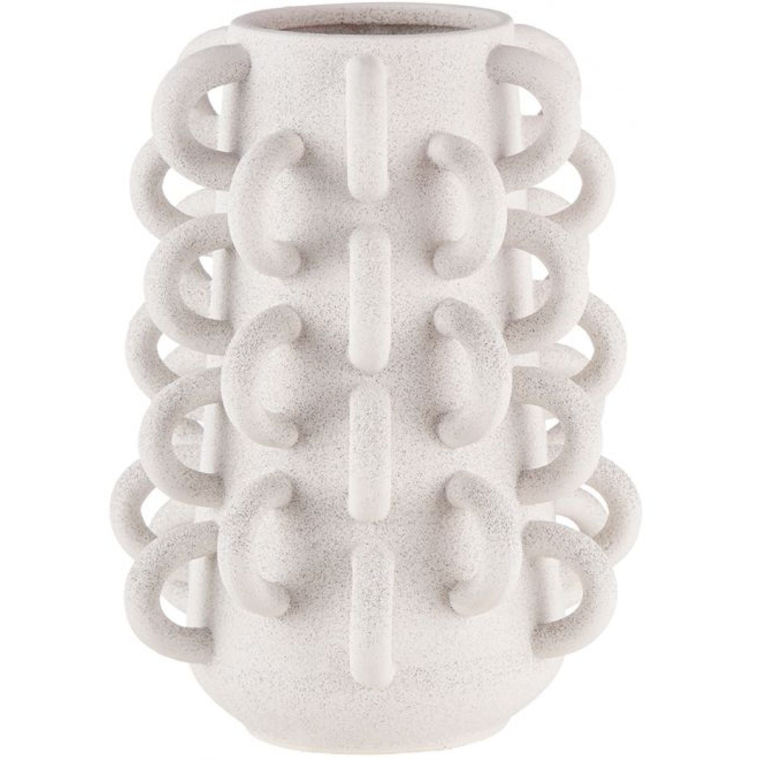 Sonni Ceramic Vase - White