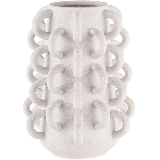 Sonni Ceramic Vase - White