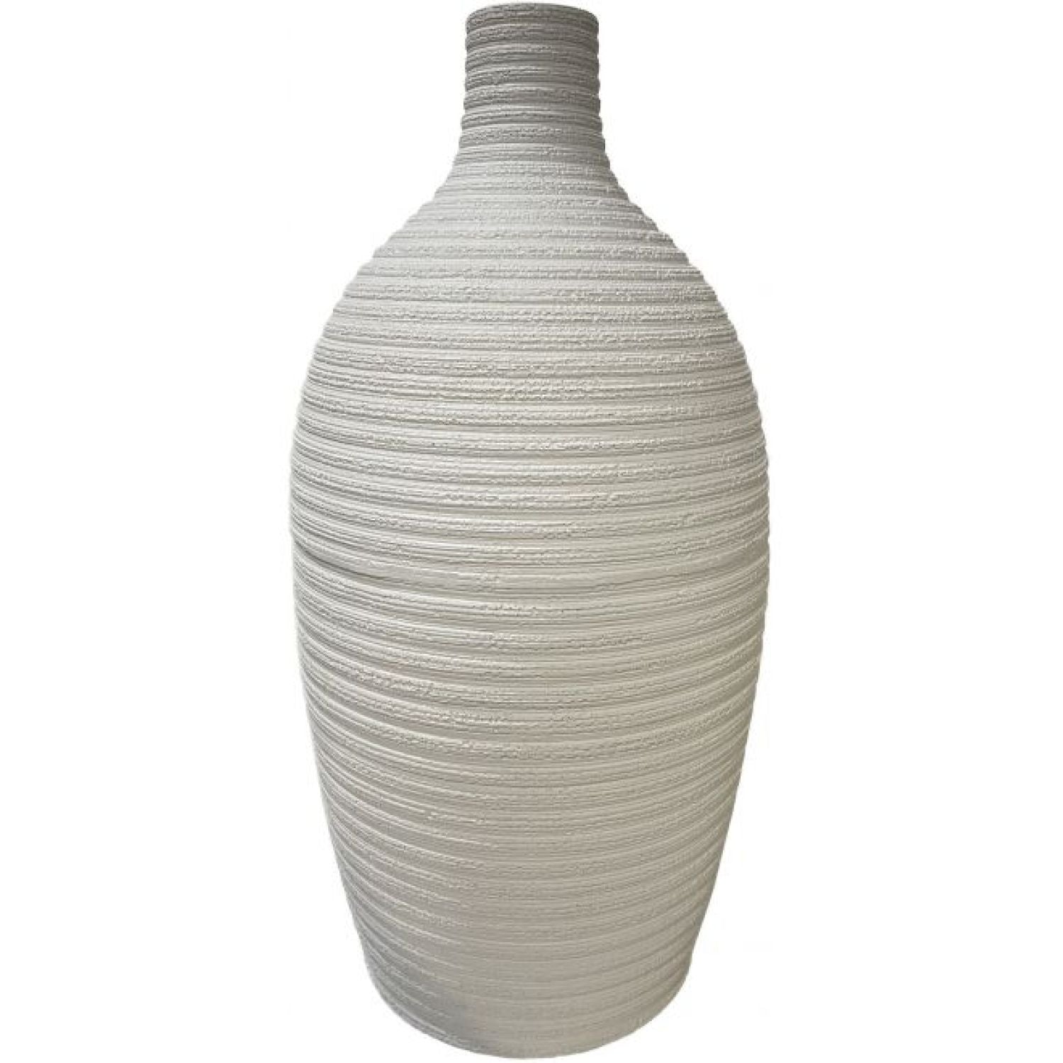 Gabriel Fiber Glass Vase - White