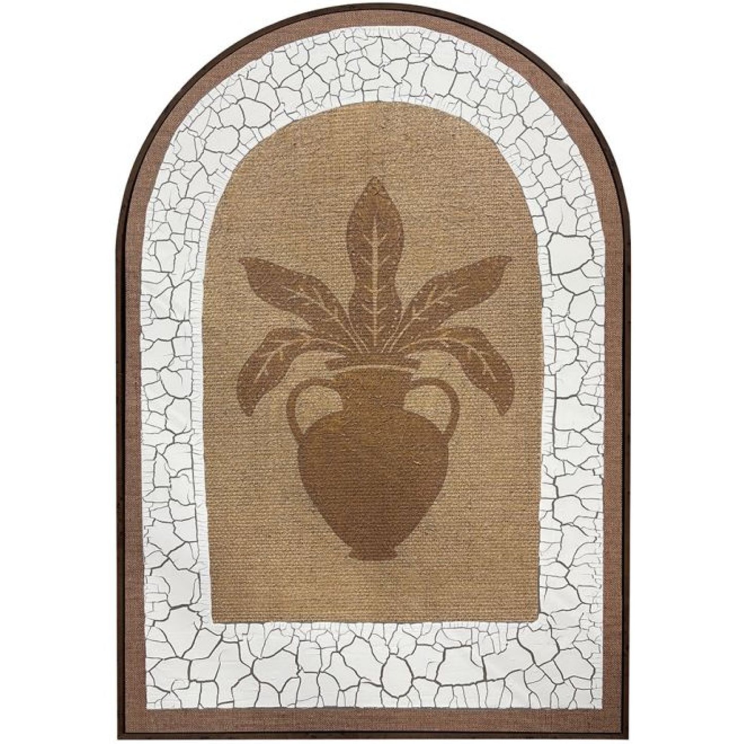 Avada a Arch Framed Art - Chocolate Burl