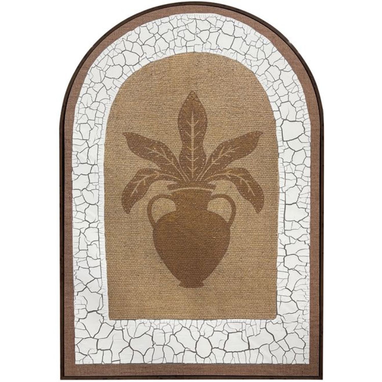 Avada a Arch Framed Art - Chocolate Burl