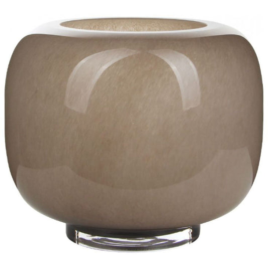 Remi Glass Vase - Mocha