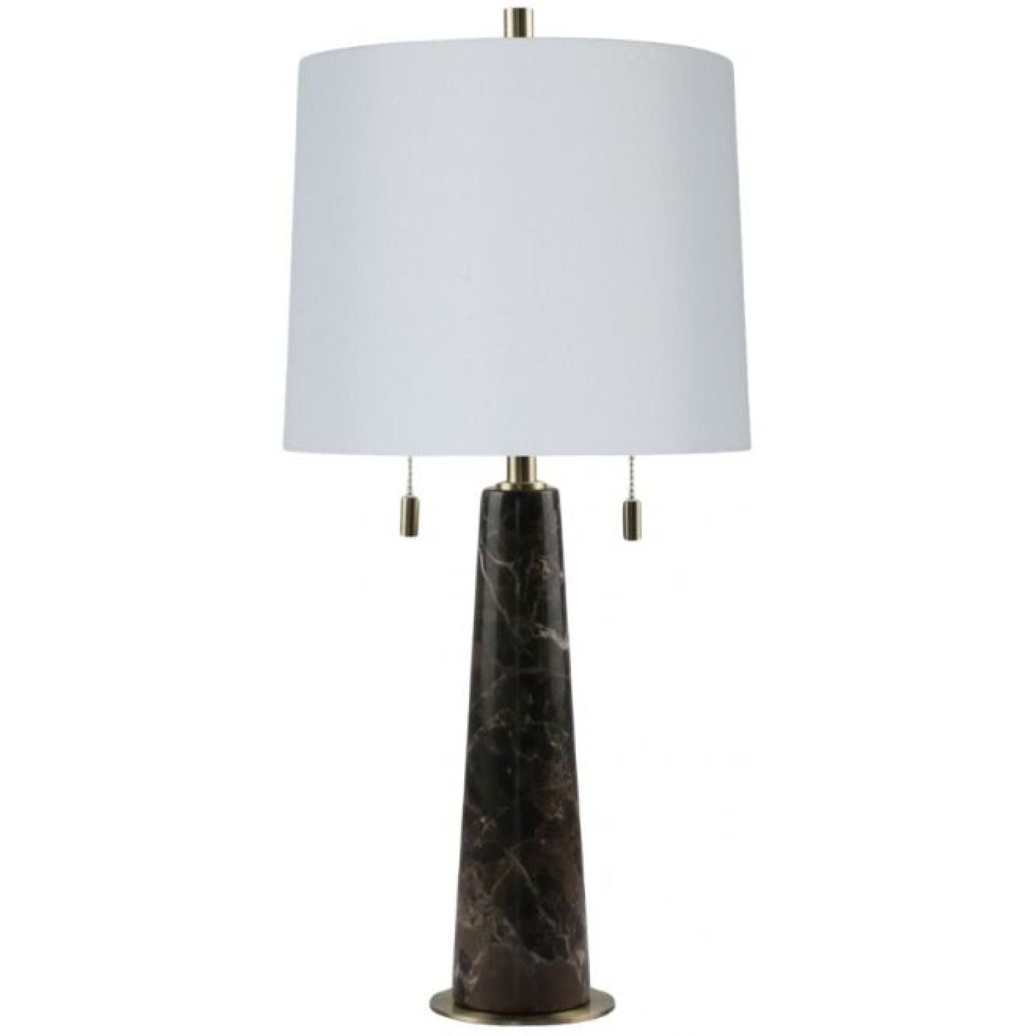 Zucker Table Lamp - Chocolate Marble