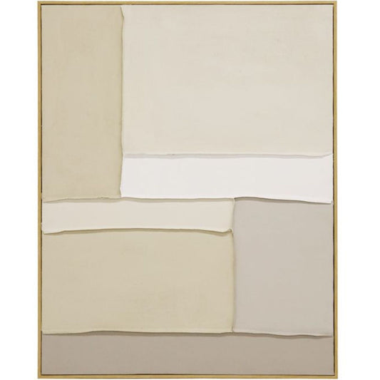 Lokiar Hand b Painted Framed Canvas -