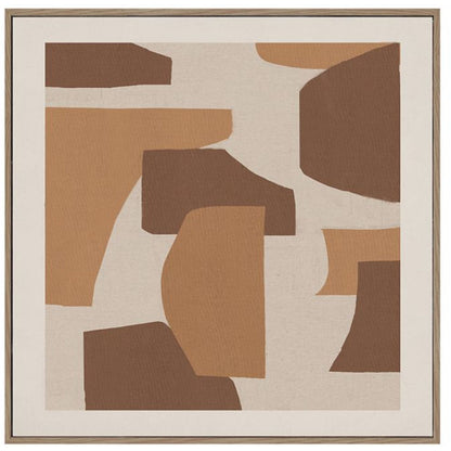 Earthern b Framed Art - Natural