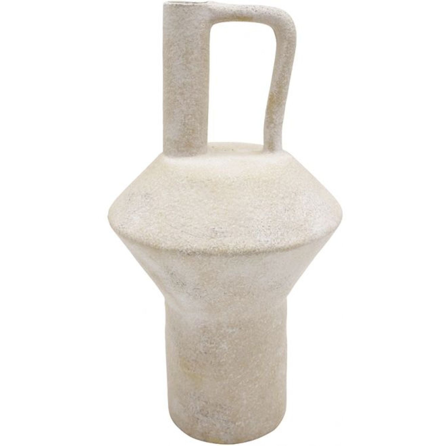 Stevie Resin Vase - Textured White
