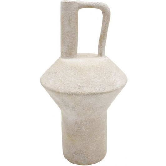 Stevie Resin Vase - Textured White