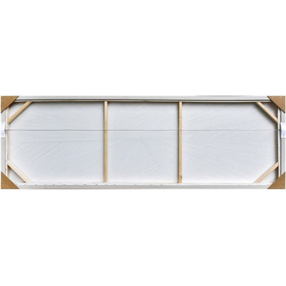 White Textile Framed Art - White Frame