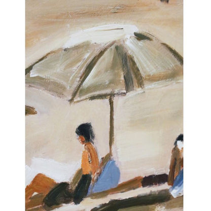 Summer Days b Framed Canvas - Oak Look f