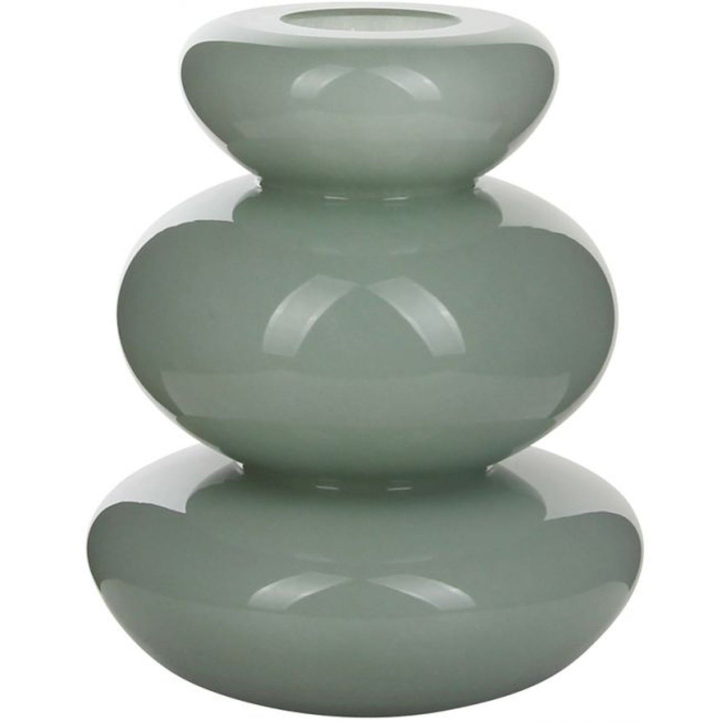 Pebble Glass Vase - Dusty Sage
